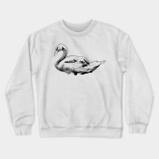 Black Swan drawing vintage Crewneck Sweatshirt